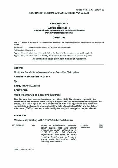 Standards PDF Cover Page