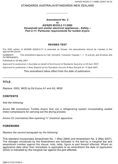 Standards PDF Cover Page