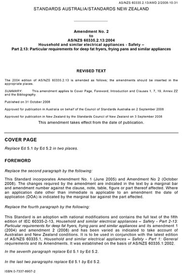 Standards PDF Cover Page