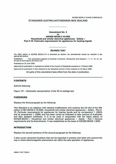 Standards PDF Cover Page