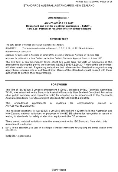 Standards PDF Cover Page