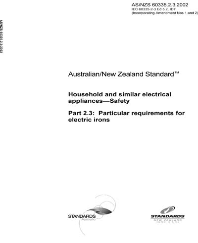 Standards PDF Cover Page