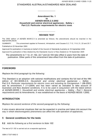 Standards PDF Cover Page