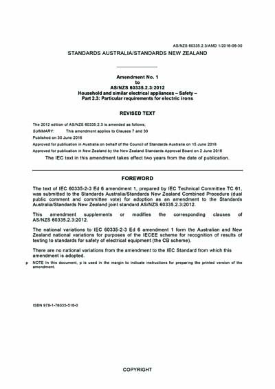 Standards PDF Cover Page