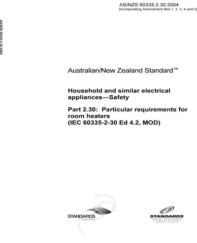 Standards PDF Cover Page