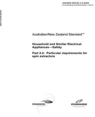 Standards PDF Cover Page