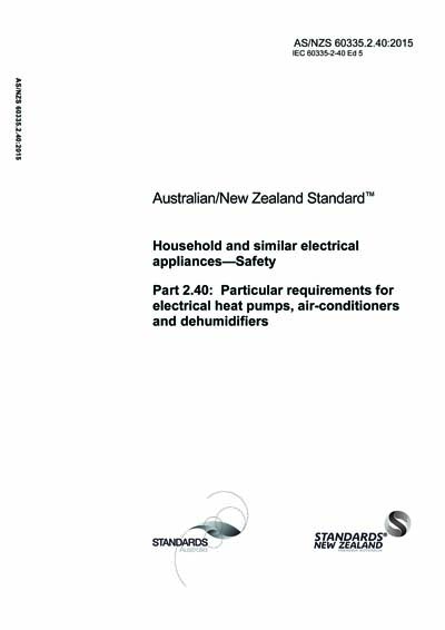 Standards PDF Cover Page