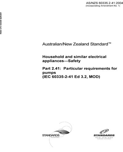 Standards PDF Cover Page