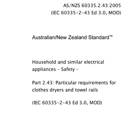 Standards PDF Cover Page