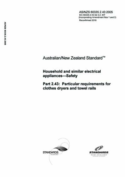Standards PDF Cover Page