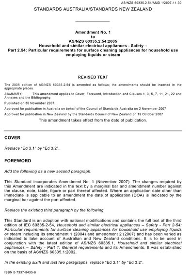 Standards PDF Cover Page
