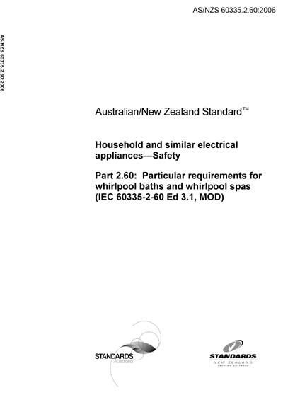 Standards PDF Cover Page