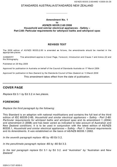Standards PDF Cover Page