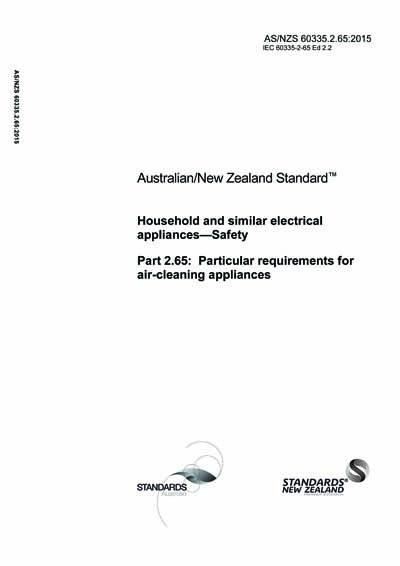 Standards PDF Cover Page