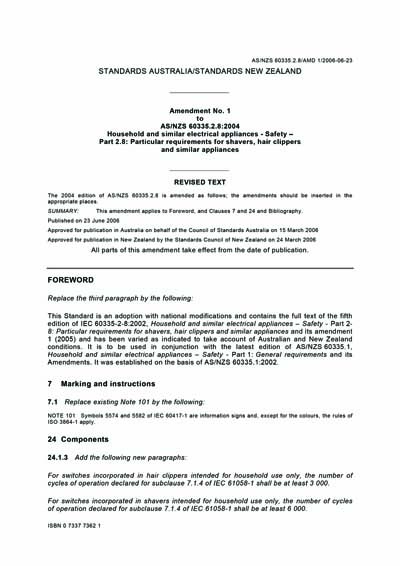 Standards PDF Cover Page