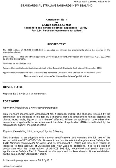 Standards PDF Cover Page
