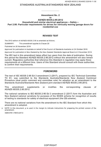 Standards PDF Cover Page