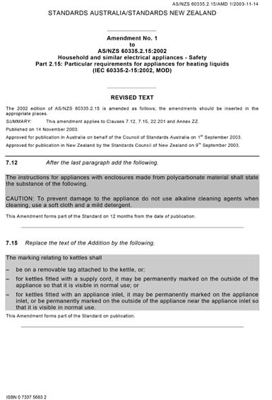 Standards PDF Cover Page