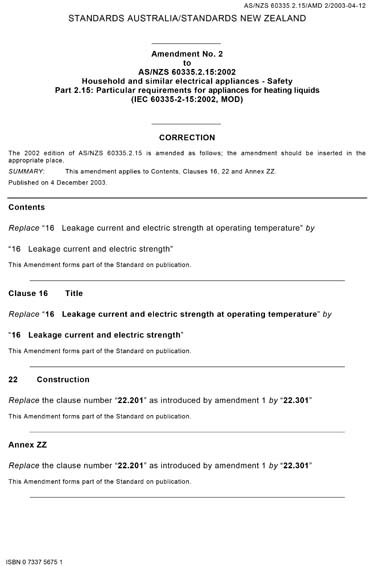 Standards PDF Cover Page