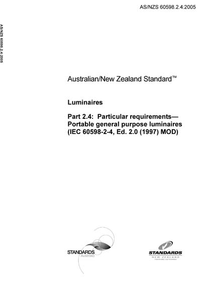 Standards PDF Cover Page