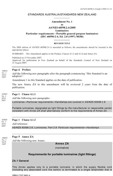 Standards PDF Cover Page