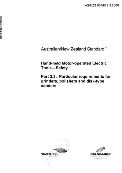 Standards PDF Cover Page