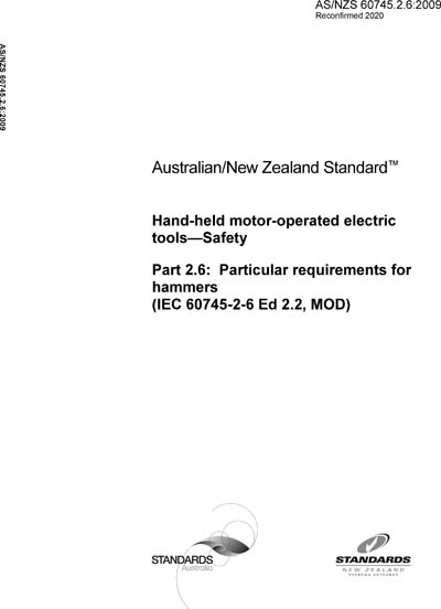 Standards PDF Cover Page