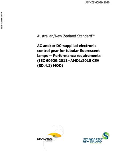 Standards PDF Cover Page