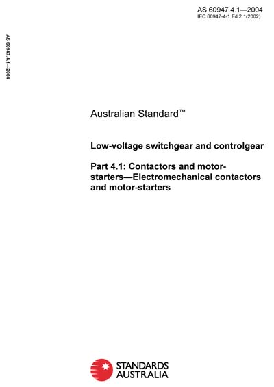 Standards PDF Cover Page