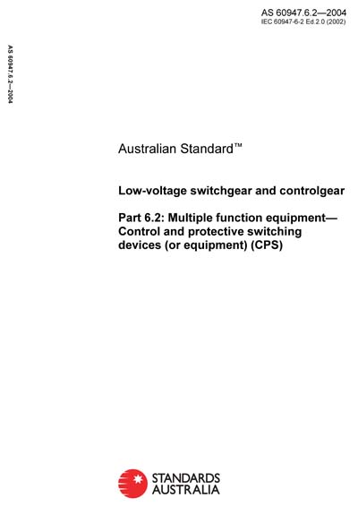 Standards PDF Cover Page