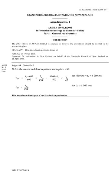 Standards PDF Cover Page