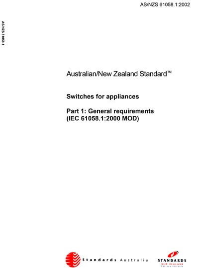 Standards PDF Cover Page