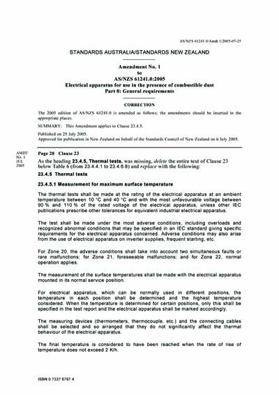 Standards PDF Cover Page