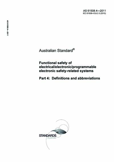 Standards PDF Cover Page