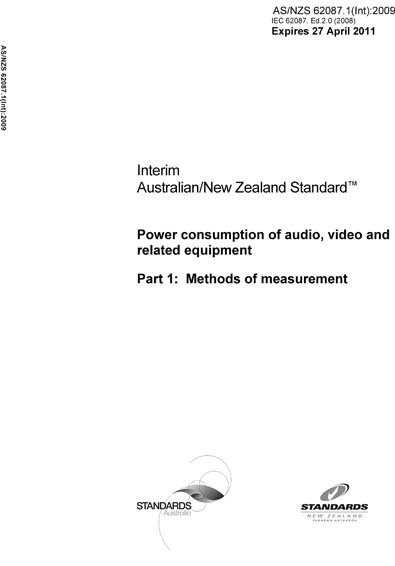 Standards PDF Cover Page
