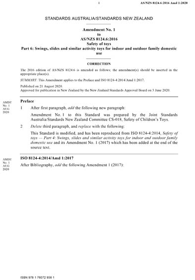 Standards PDF Cover Page
