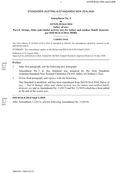 Standards PDF Cover Page