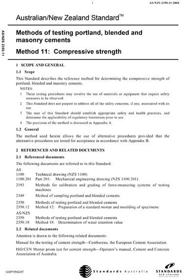 Standards PDF Cover Page