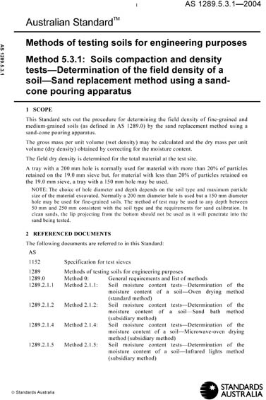 Standards PDF Cover Page