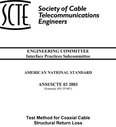 Standards PDF Cover Page