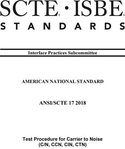 Standards PDF Cover Page