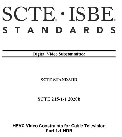 Standards PDF Cover Page