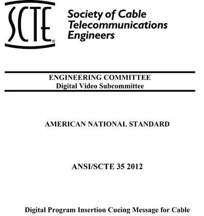 Standards PDF Cover Page