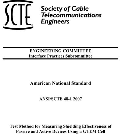 Standards PDF Cover Page