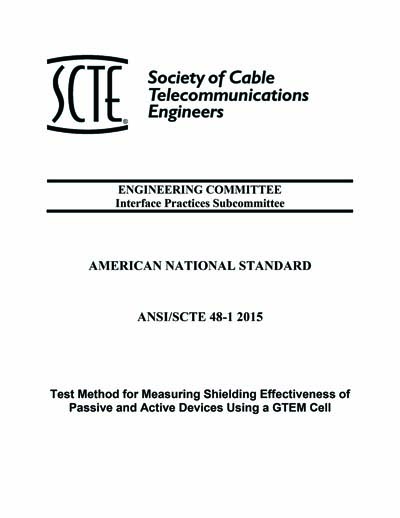 Standards PDF Cover Page