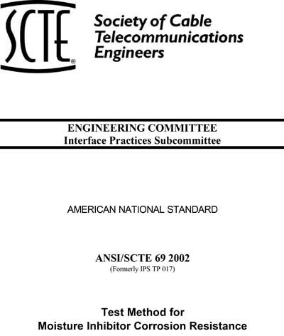Standards PDF Cover Page