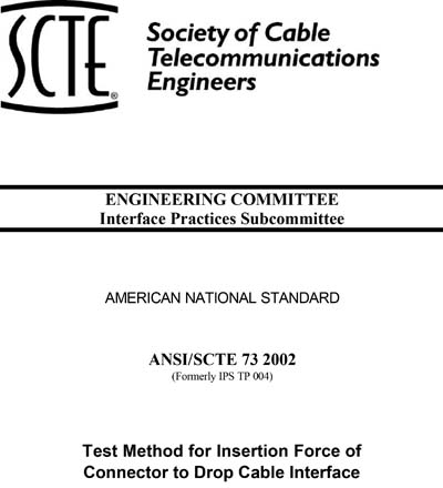 Standards PDF Cover Page