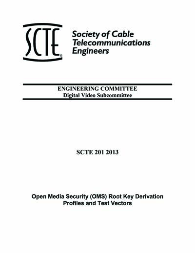 Standards PDF Cover Page