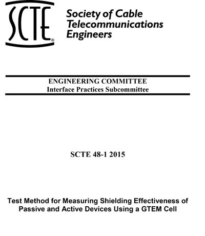 Standards PDF Cover Page