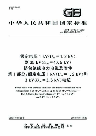 Standards PDF Cover Page